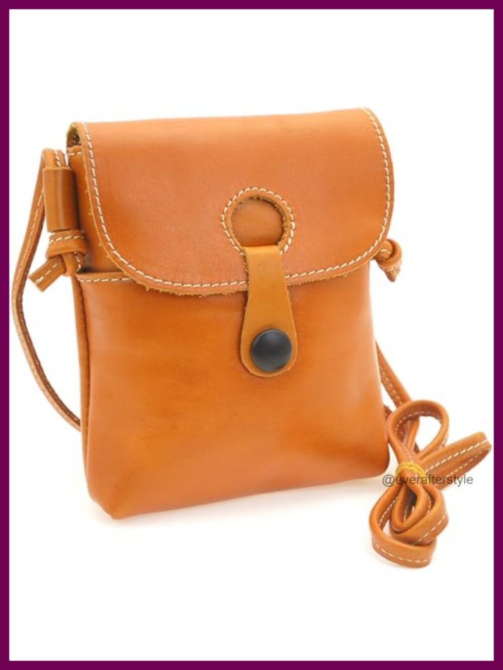 Mini Crossbody Bag for Women Top-Grain Leather Phone Purse